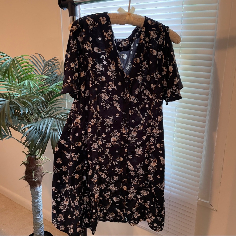 Floral mini dress